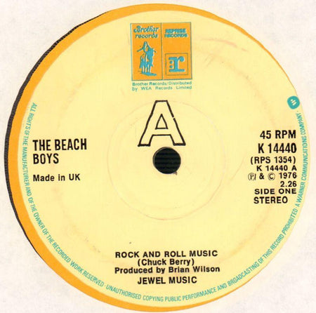 The Beach Boys-Rock And Roll Music-Reprise-7" Vinyl