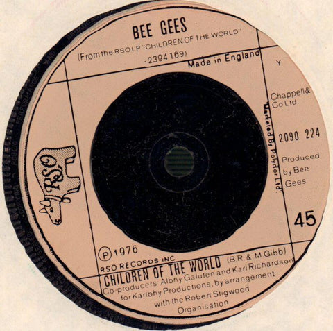 Bee Gees-Children Of The World-RSO-7" Vinyl