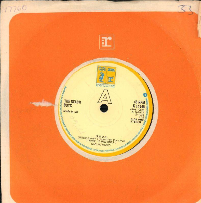 The Beach Boys-It's OK-Reprise-7" Vinyl