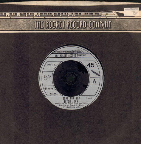 Elton John-Song For Guy-Rocket record-7" Vinyl