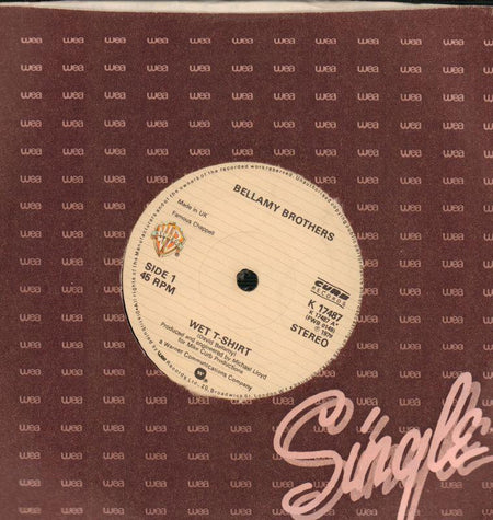 Bellamy Brothers-Wet T Shirt-Warner-7" Vinyl