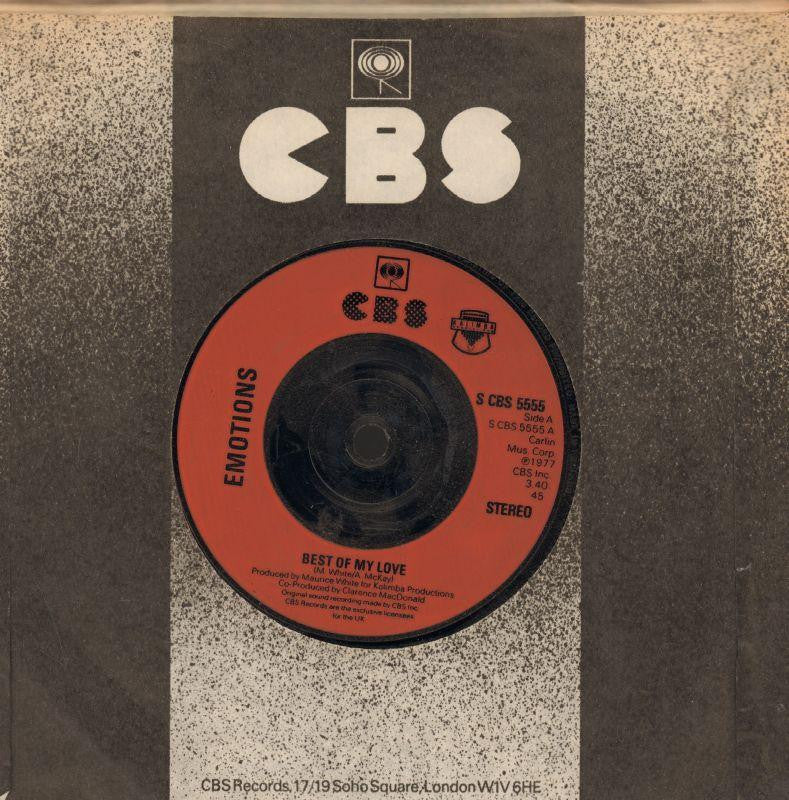 Emotions-Best Of Me-Cbs-7" Vinyl