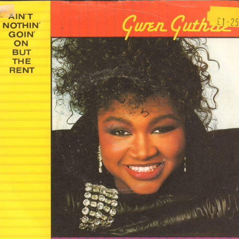 Gwen Guthrie-Ain't Nothin' Goin' But The Rent-Polydor-7" Vinyl P/S