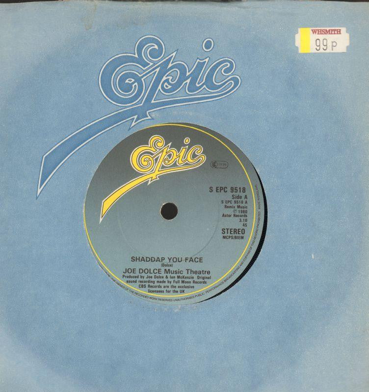 Joe Dolce-Shaddap You Face-Epic-7" Vinyl