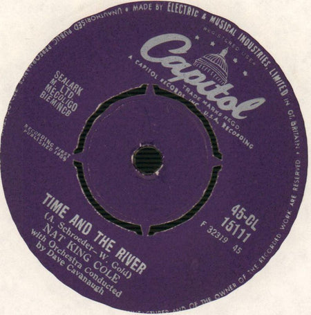 Nat King Cole-Time And The River-Capitol-7" Vinyl