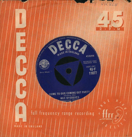 Max Bygraves-My Ukelele-Decca-7" Vinyl