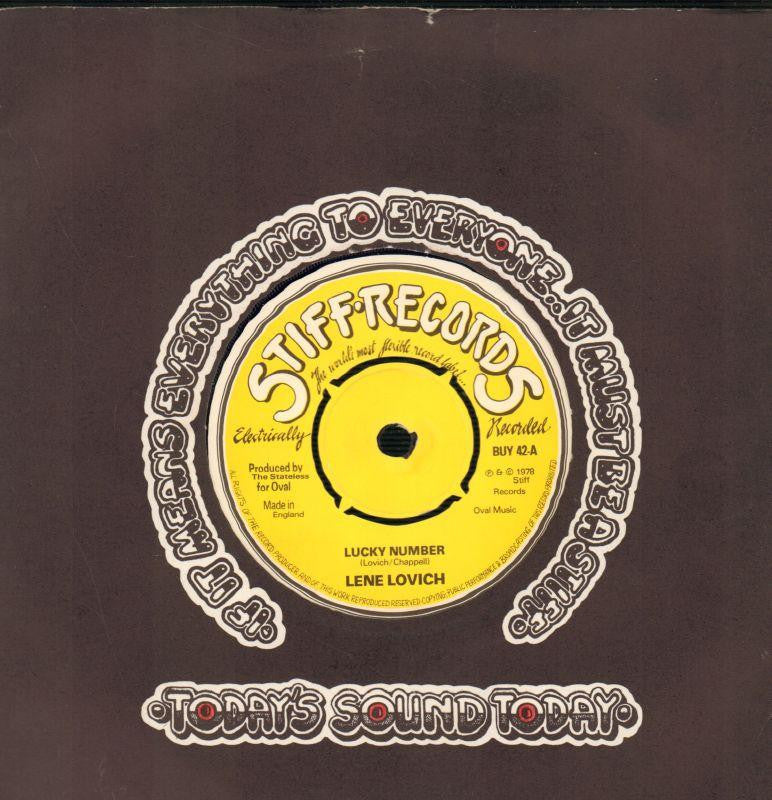 Lene Lovich-Lucky Number-Stiff-7" Vinyl