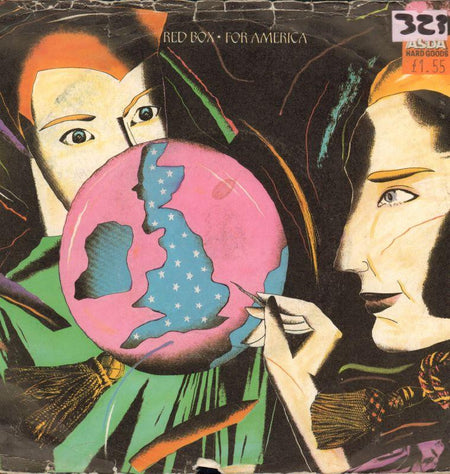 Red Box-For America-Sire-7" Vinyl P/S