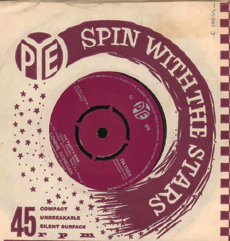 Lonnie Donegan-The Party's Over-Pye-7" Vinyl