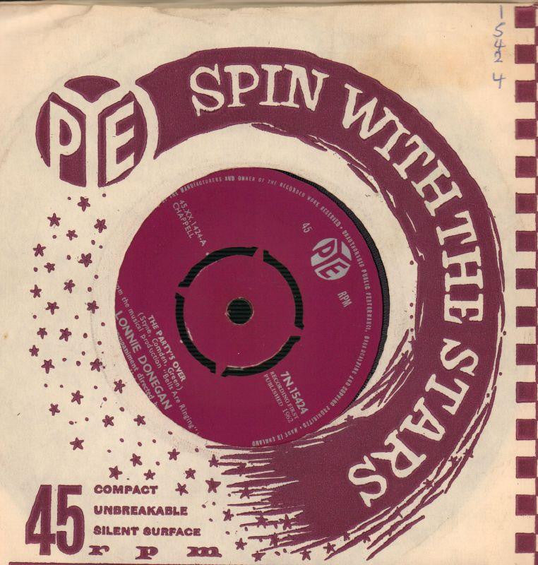 Lonnie Donegan-The Party's Over-Pye-7" Vinyl