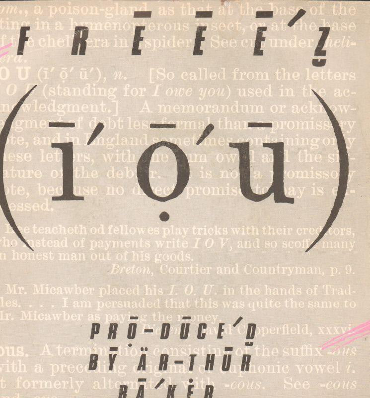 Freeez-IOU-Beggars Banquet-7" Vinyl P/S