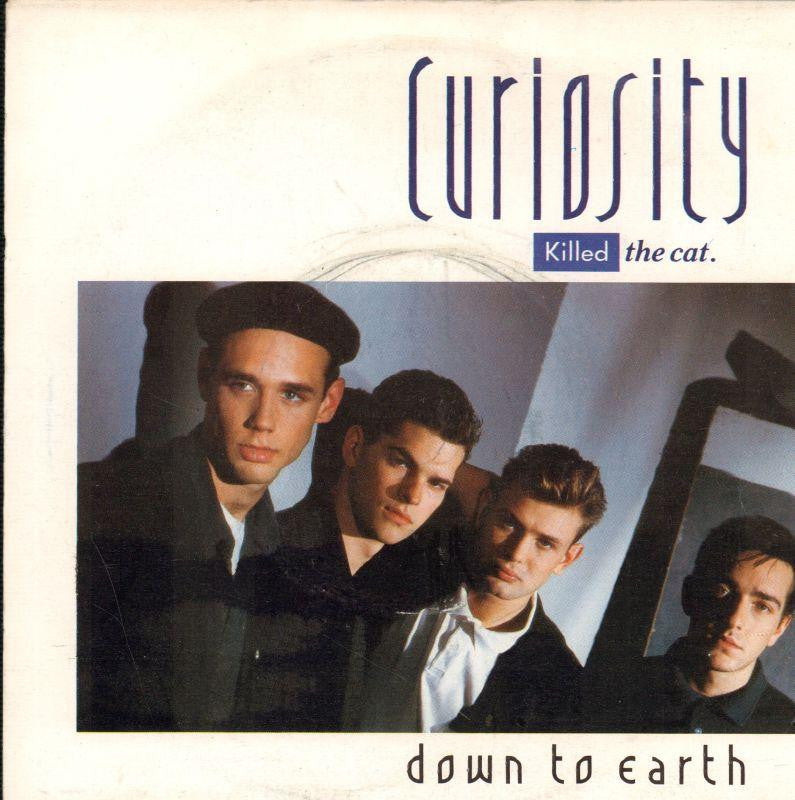 Curiosity Killed The Cat-Down To Earth-Mercury-7" Vinyl P/S