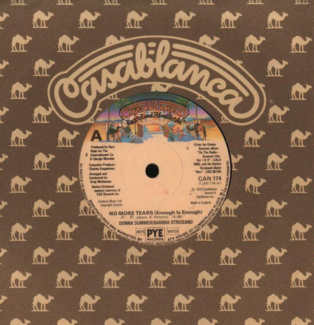 Donna Summer-No More Tears-Casablanca-7" Vinyl