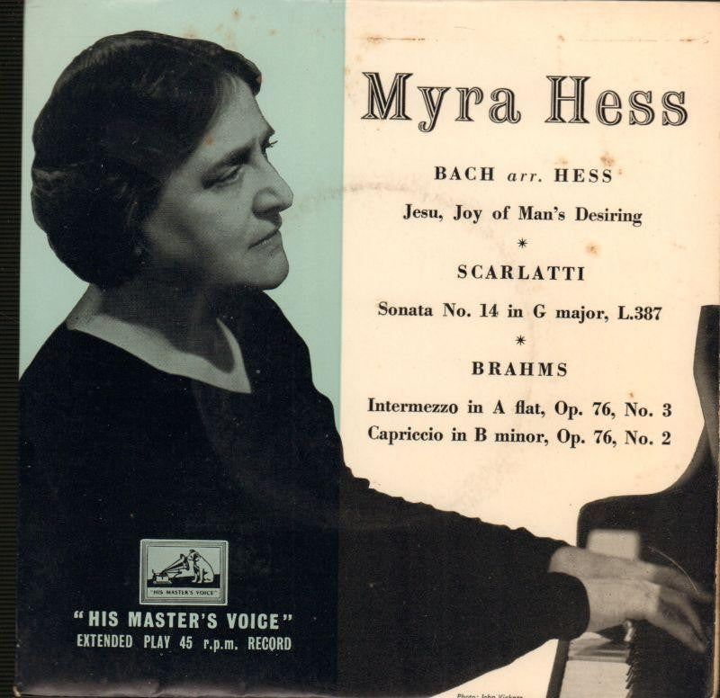 Myra Hess-Piano Recital-EMI-7" Vinyl P/S