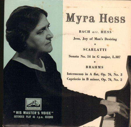 Myra Hess-Piano Recital-EMI-7" Vinyl P/S