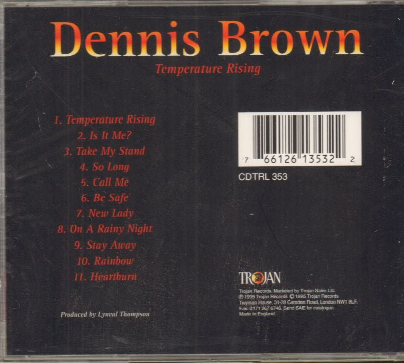 Temperature Rising-Trojan-CD Album-New