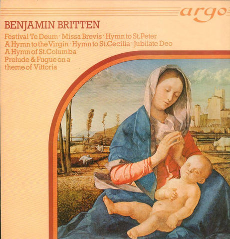 Britten-Festival Te Deum-Argo-Vinyl LP