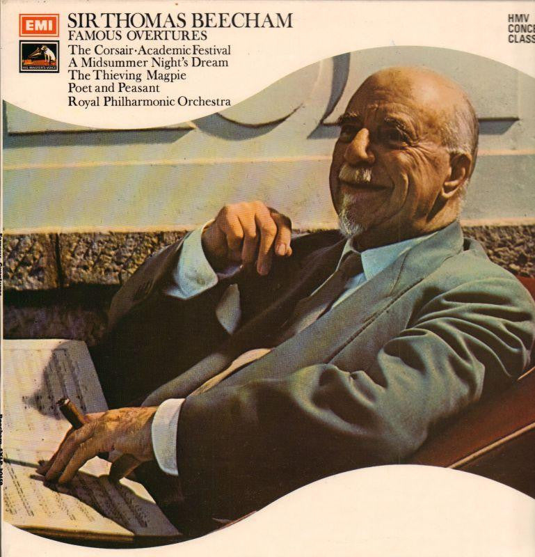 Sir Thomas Beecham-Famous Overtures-HMV-Vinyl LP