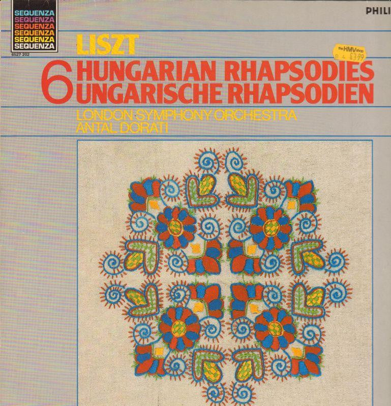 Liszt-6 Hungarian Rhapsodies-Philips-Vinyl LP