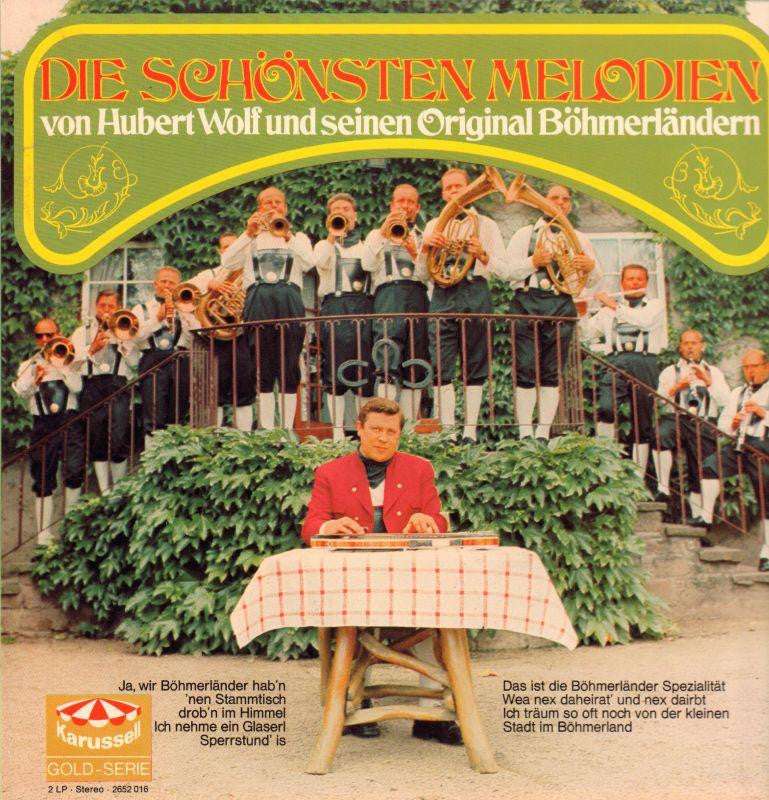 Von Hubert Wolf Und Seinen Original Bohmerlanden-Die Schonsten Melodien-Karussell-2x12" Vinyl LP Gatefold