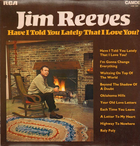 Jim Reeves-Have I Told You Lately I Love You-RCA-Vinyl LP