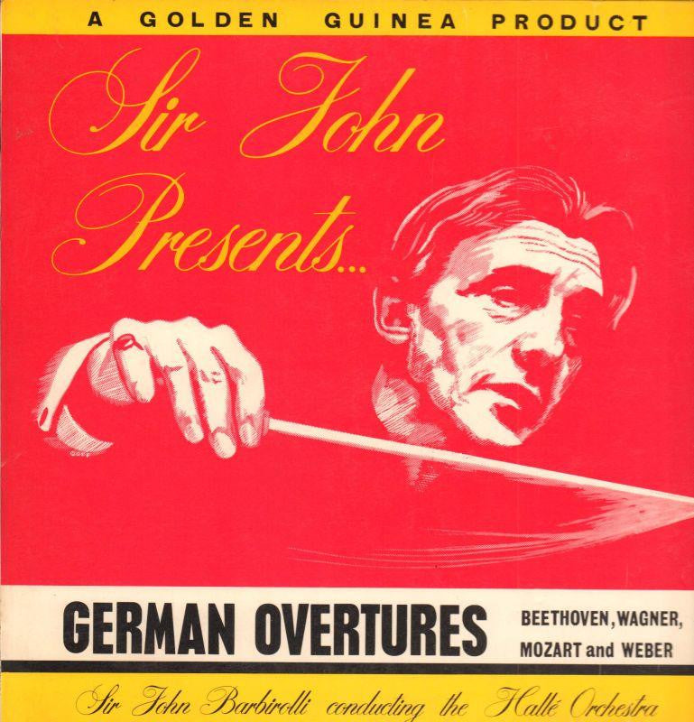 Sir John Barbirolli-German Overtures-Pye-Vinyl LP