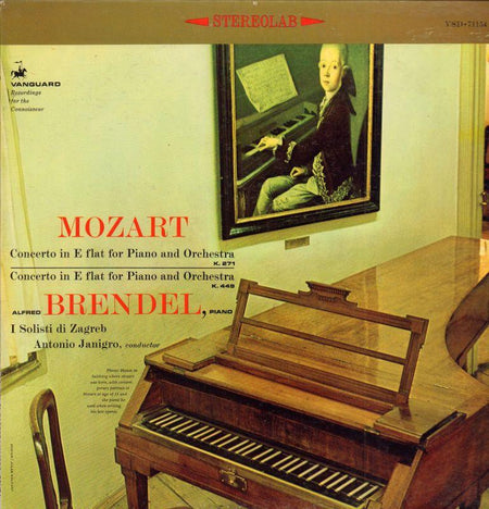 Mozart-Concerto For Piano And Orchestra-Vanguard-Vinyl LP