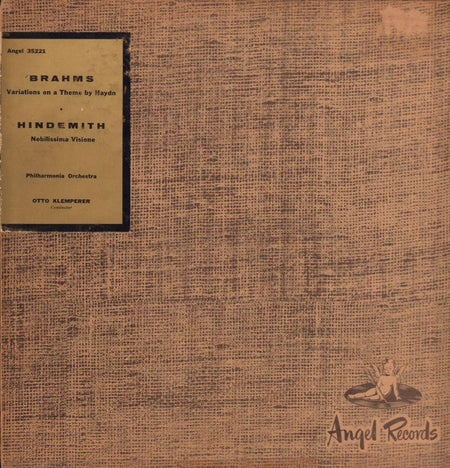 Brahms-Variations On A Theme-Angel-Vinyl LP
