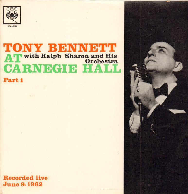 Tony Bennett-At Carnegie Hall Pt 1-CBS-Vinyl LP