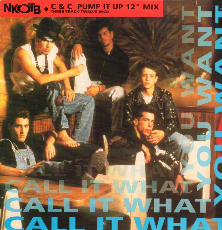 New Kids On The Block-Call It What You Want-Columbia-12" Vinyl P/S