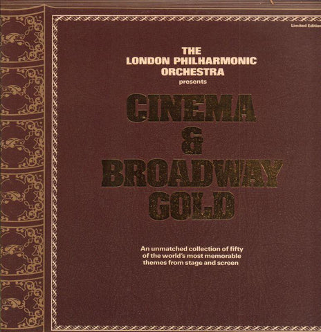 The London Philharmonic Orchestra-Cinema & Broadway Gold-Ronco-2x12" Vinyl LP Gatefold