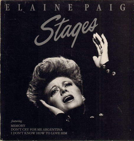 Elaine Paige-Stages-K Tel-Vinyl LP