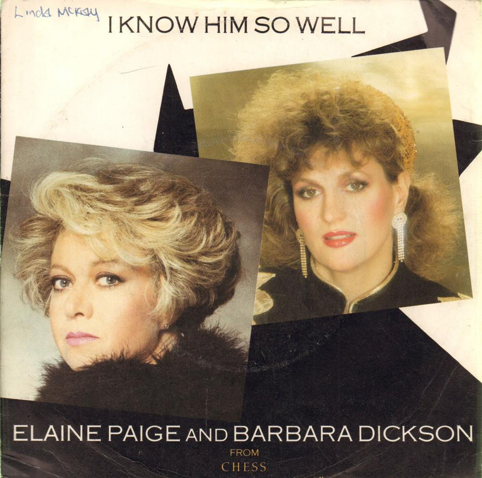 Elaine Paige & Barbara Dickson-I Know Him So Well-RCA-7" Vinyl P/S