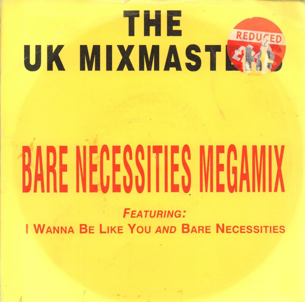 The UK Mixmasters-Bare Necessities Megamix-BMG-7" Vinyl P/S