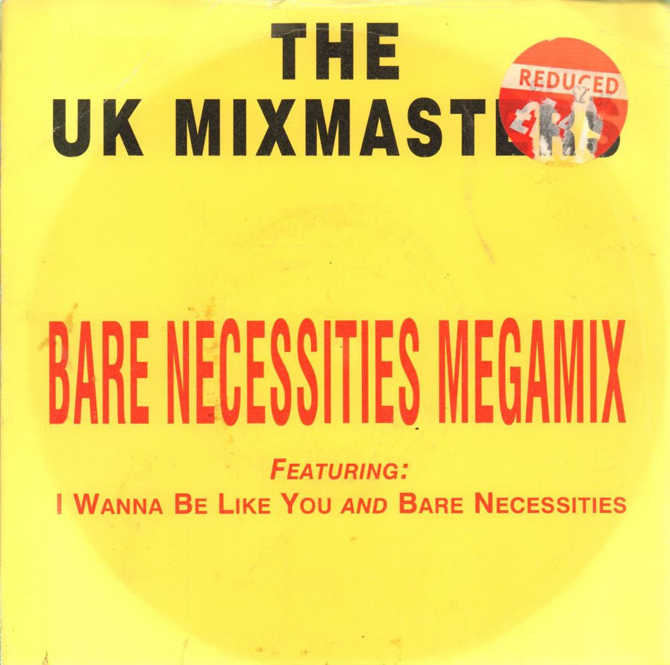 The UK Mixmasters-Bare Necessities Megamix-BMG-7" Vinyl P/S