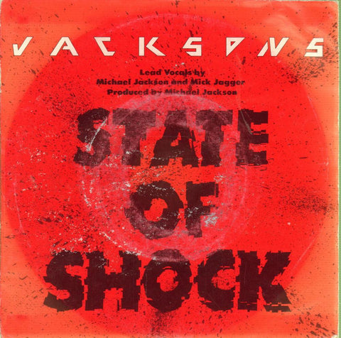 The Jacksons-State Of Shock-Epic-7" Vinyl P/S