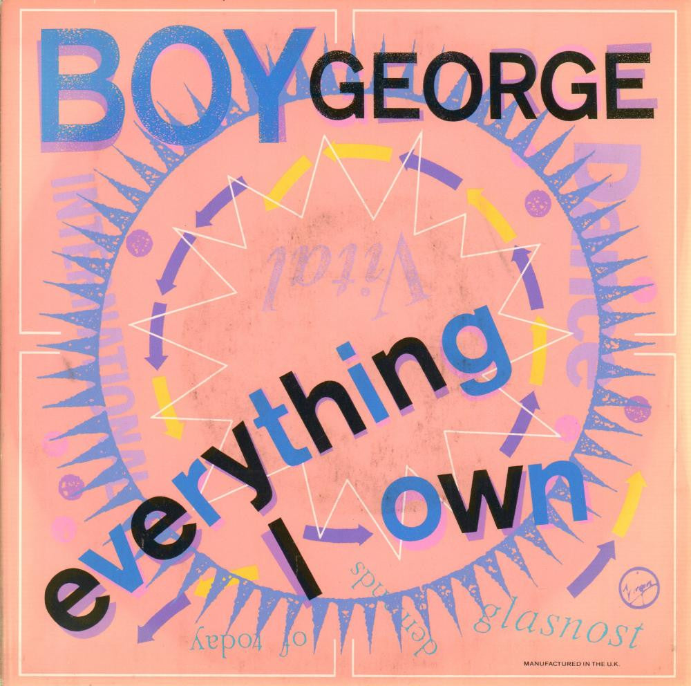 Boy George-Everything I Own-Virgin-7" Vinyl P/S