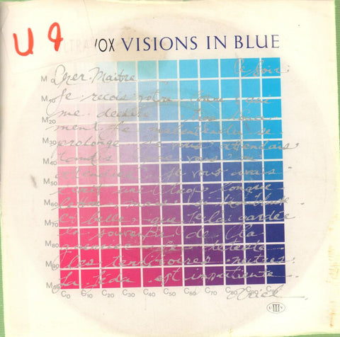 Ultravox-Visions In Blue-Chrysalis-7" Vinyl P/S