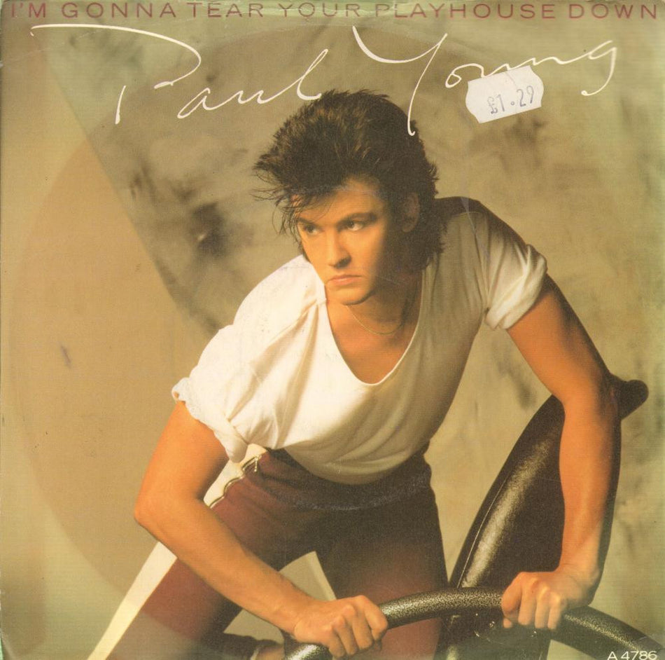 Paul Young-I'm Gonna Tear Our Playhouse Down-CBS-7" Vinyl P/S