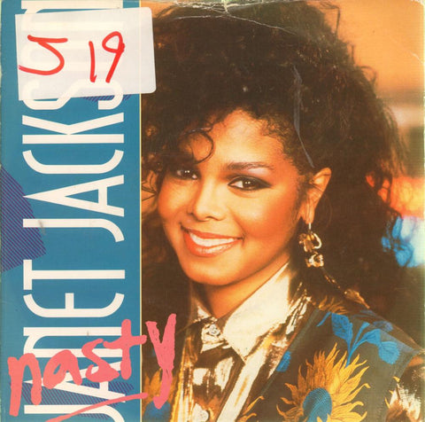 Janet Jackson-Nasty-A&M-7" Vinyl P/S