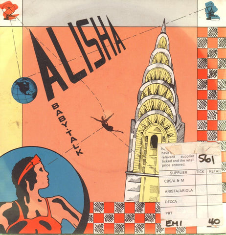 Alisha-Baby Talk-EMI-7" Vinyl P/S