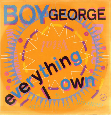 Boy George-Everything I Own-Virgin-7" Vinyl P/S