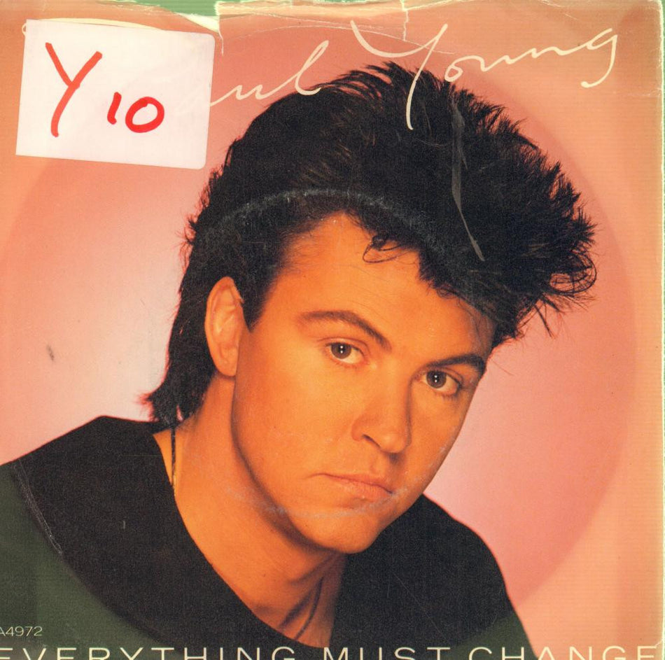 Paul Young-Everything Must Change-CBS-7" Vinyl P/S