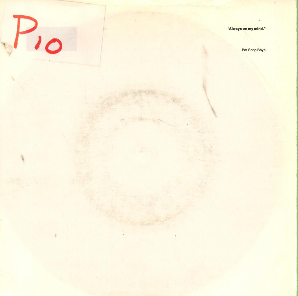 Pet Shop Boys-Always On My Mind-Parlophone-7" Vinyl P/S
