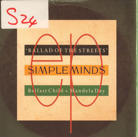 Simple Minds-Ballad of The Streets-Virgin-7" Vinyl P/S