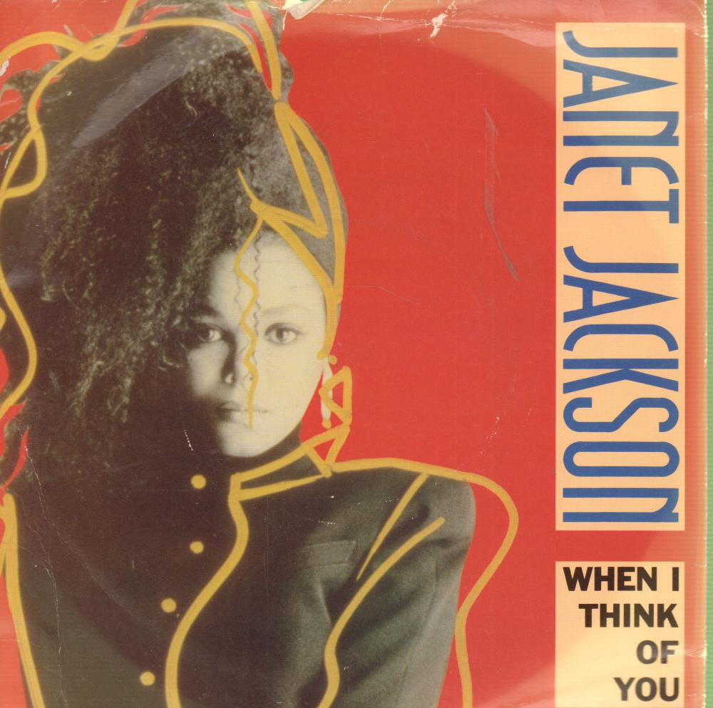 Janet Jackson-When I Think Of You-A&M-7" Vinyl P/S