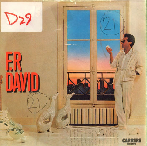 F.R David-Words-Carrere-7" Vinyl P/S