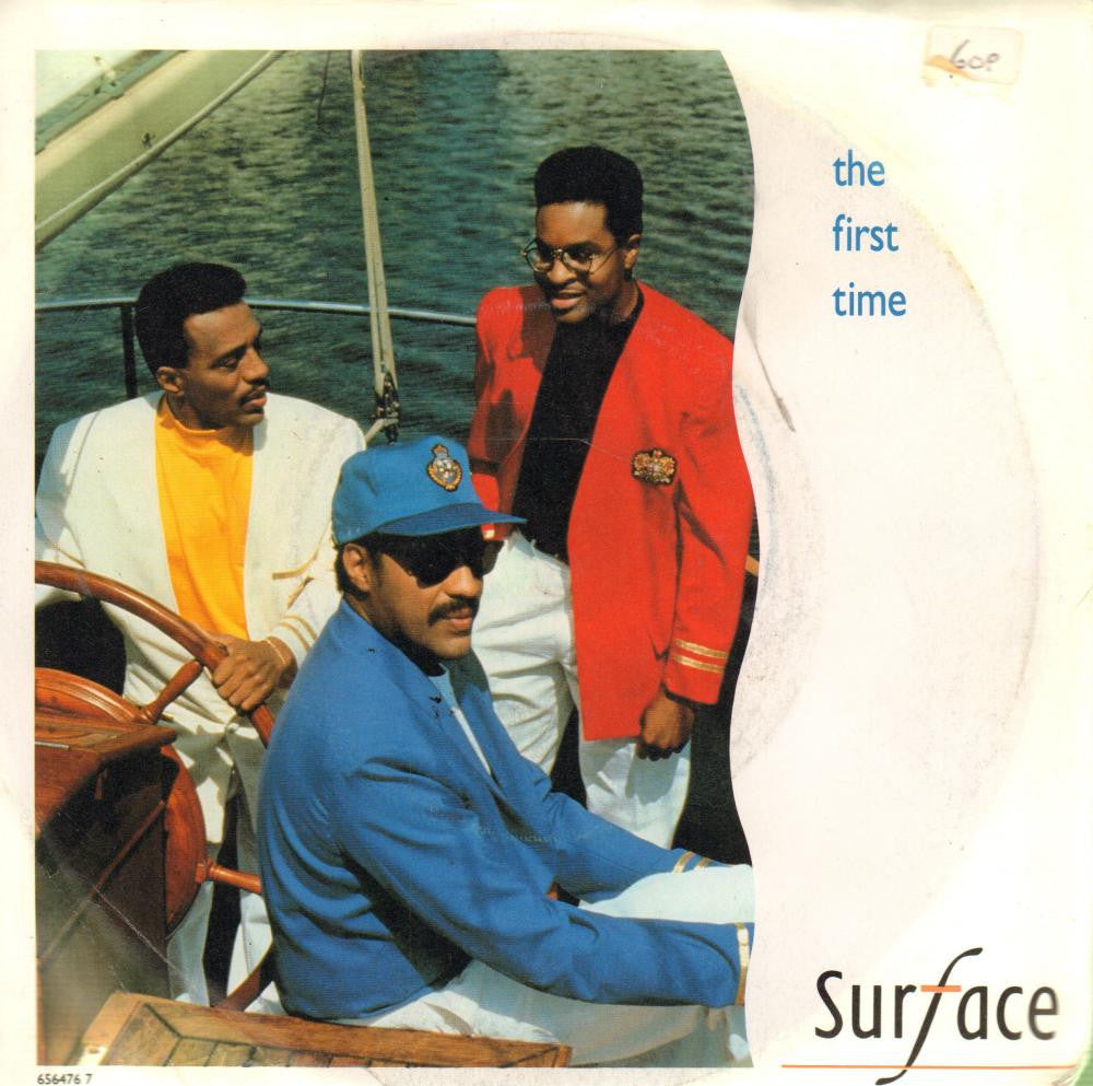 Surface-The First Time-CBS-7" Vinyl P/S