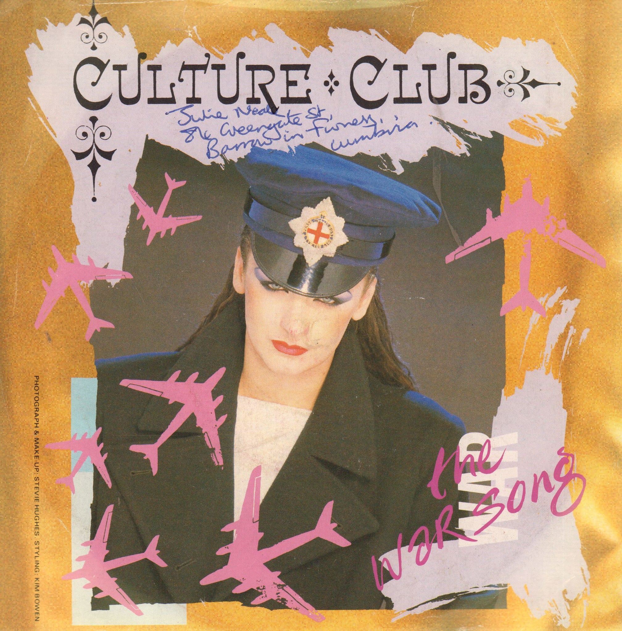 Culture Club-The War Song-Virgin-7" Vinyl P/S