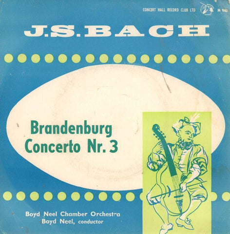 Bach-Brandenburg Concerto Nr.3-Concert Hall-7" Vinyl P/S